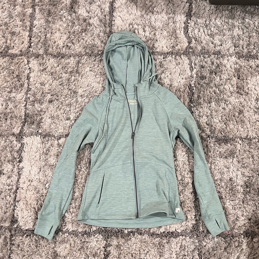 Avalanche Mint Green Zip-Up Hoodie